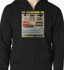 Set Includes Optimus Prime! Zipped Hoodie