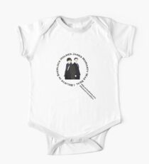 Sherlock & Moriarty Under the Microscope One Piece - Short Sleeve