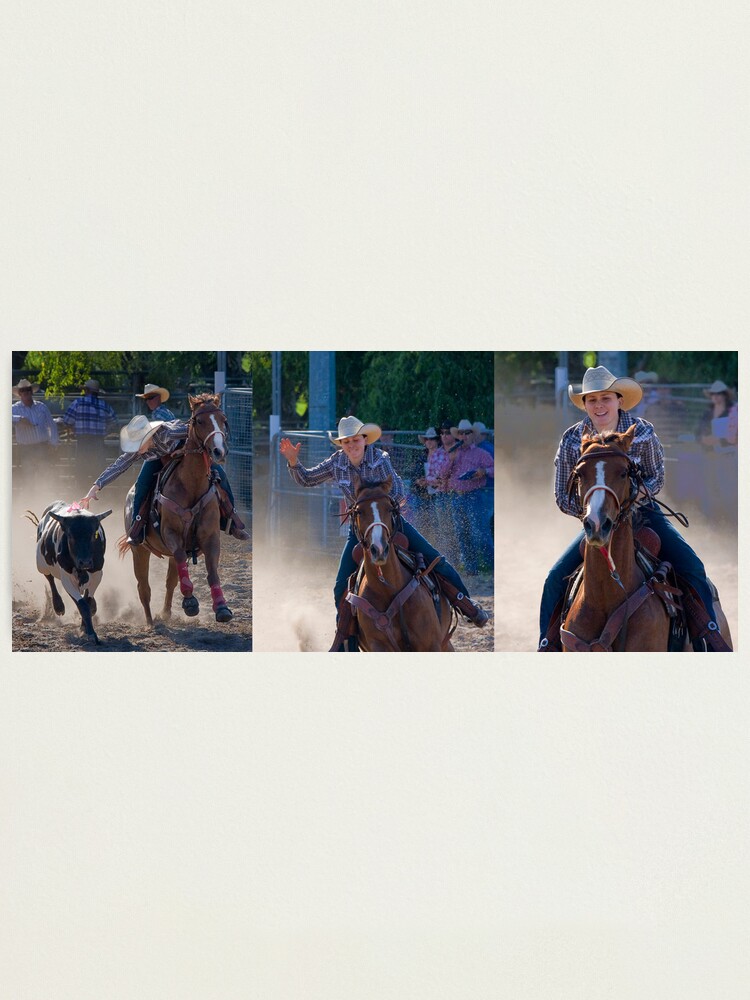 Alternate view of Moruya Rodeo New Years Day 2012 Photographic Print