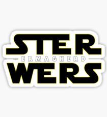 STER WERS - ERMAGHERD Sticker