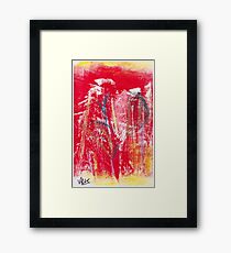 Red Mountain Framed Print