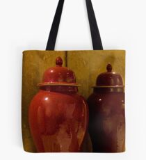 Reflection of Red Tote Bag