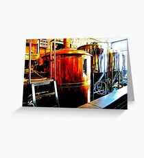 Shiny Vats Greeting Card