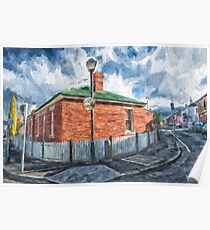 Red Brick House in Hobart Poster