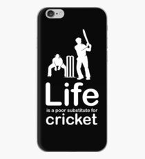 Cricket v Life - Black iPhone Case