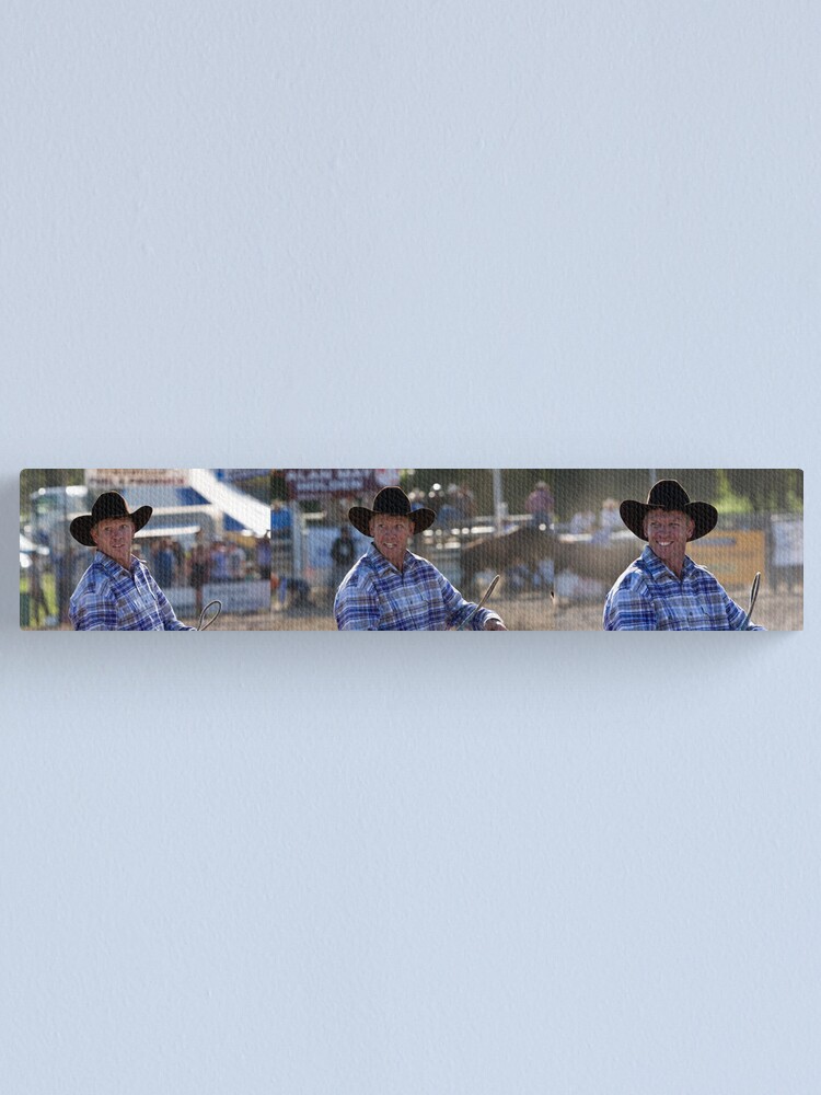 Alternate view of Moruya Rodeo New Years Day 2012 Canvas Print