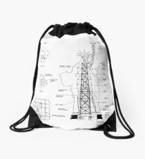 Mochila saco Estatua de la libertad Esquema estructural
