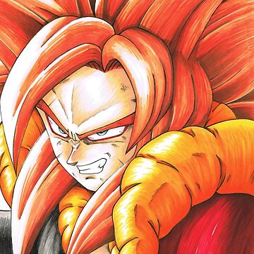 Gogeta ssj4 Greeting Card by Abyllion-art