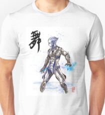 Mass Effect Liara Sumie style with Japanese Calligraphy Unisex T-Shirt