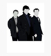 Sherlock,John and Jim Photographic Print