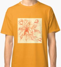 Bridal Bouquet. Hand drawn watercolor and ink drawing Classic T-Shirt