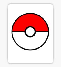 Simplistic Pokeball Sticker