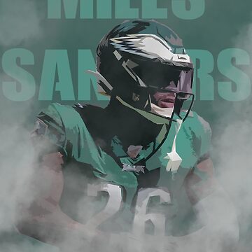 Miles Sanders Alternate Jersey Poster for Sale by designsheaven