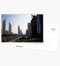 Sheikh Zayed road, Dubai Postcards