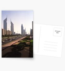 Sheikh Zayed road, Dubai Postcards