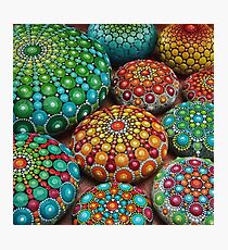 Mandala Stone Collection- Fire and Water Photographic Print
