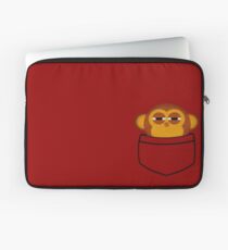 Pocket monkey is highly suspicious Laptop Sleeve