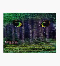 Fear Photographic Print