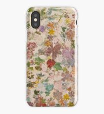 Pressed flowers iPhone Case/Skin