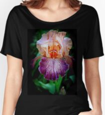 Vibrant Iris Flower Women's Relaxed Fit T-Shirt
