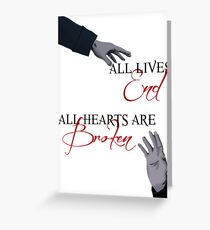 The Reichenbach Fall - Sherlock BBC Greeting Card