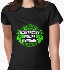 Crunk Eco Wear Official Merch no text Women's Fitted T-Shirt