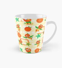 Orangener Vogel Tasse (konisch)