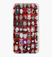Faces of Horror Collage art iPhone Case/Skin