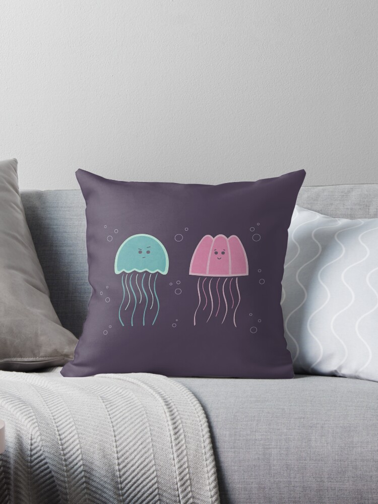 jellyfish plush pillow