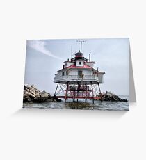 Thomas Point Shoal Lighthouse Greeting Card