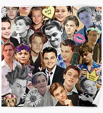 Leonardo DiCaprio Collage Poster