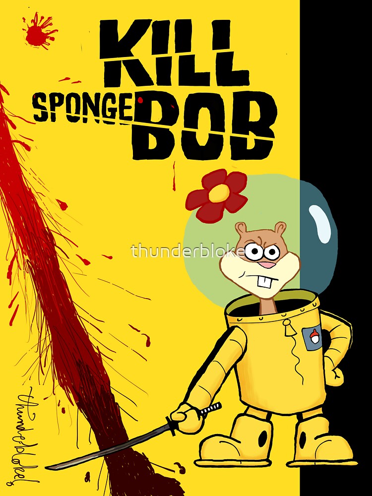 Kill Spongebob T Shirt By Thunderbloke Redbubble