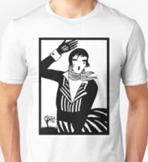 The female Scream, black and white Vector Art Unisex T-Shirt