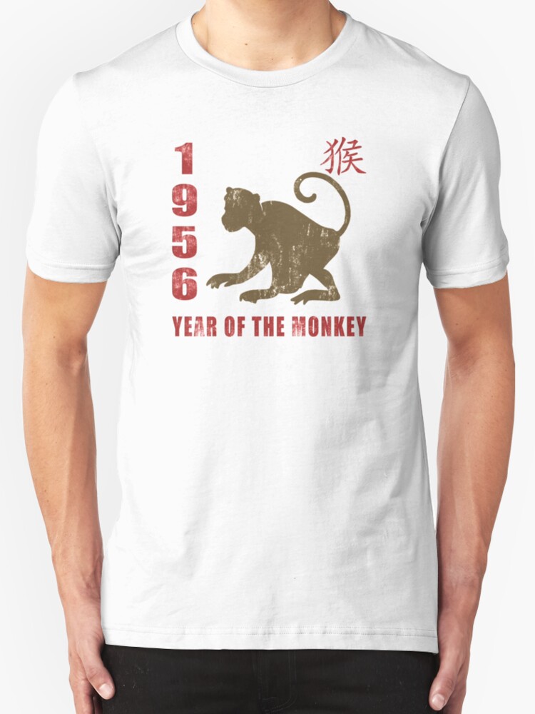 "Year of The Monkey 1956 Chinese Zodiac Monkey 1956" TShirts & Hoodies