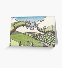 irish landscape Greeting Card