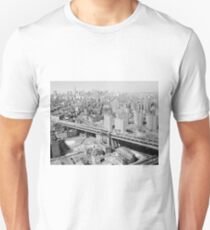 Camiseta unisex Manhattan Black and White Photograph
