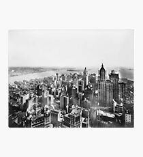 Lámina fotográfica Vintage Lower Manhattan Skyscraper Photo (1913)