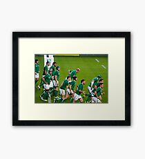 Green Framed Print
