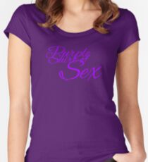 The Purple Shirt of Sex Women's Fitted Scoop T-Shirt