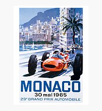 Monaco F1 Classic 1965 Photographic Print