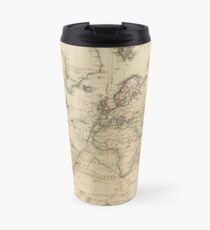 Vintage Map of The World (1800) Travel Mug