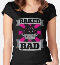 Bad Cupcake 2: Baked Bad Women's Fitted Scoop T-Shirt