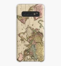 World Map (1812) Case/Skin for Samsung Galaxy