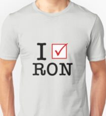 I Vote Ron Unisex T-Shirt