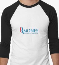 Mitt Rmoney Men's Baseball ¾ T-Shirt