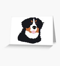 Bernese Mountain Dog Greeting Card