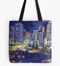 Surfers Paradice by night Tote Bag