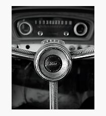Classic Ford Truck Dashboard Photographic Print