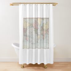Vintage World Map (1901) Shower Curtain
