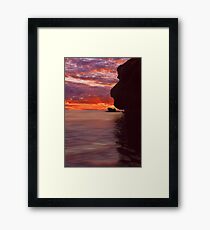 Dusk over Monkey Island Framed Print